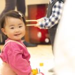 嬉しそうな笑顔